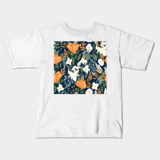 Wedding Flowers Pattern 3 Kids T-Shirt